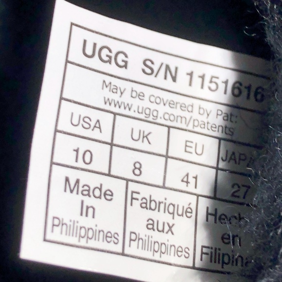 UGG Classic Ultra Mini Mirror Ball Boot Black - Picture 7 of 8